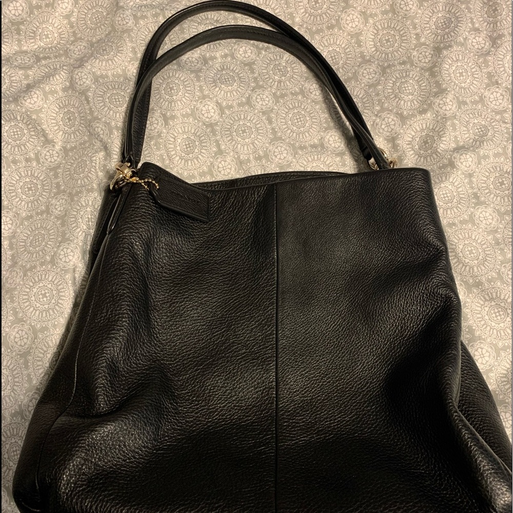Leather Coach bag